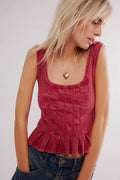 FREE PEOPLE Mineral Wash ROLLER Tank Top