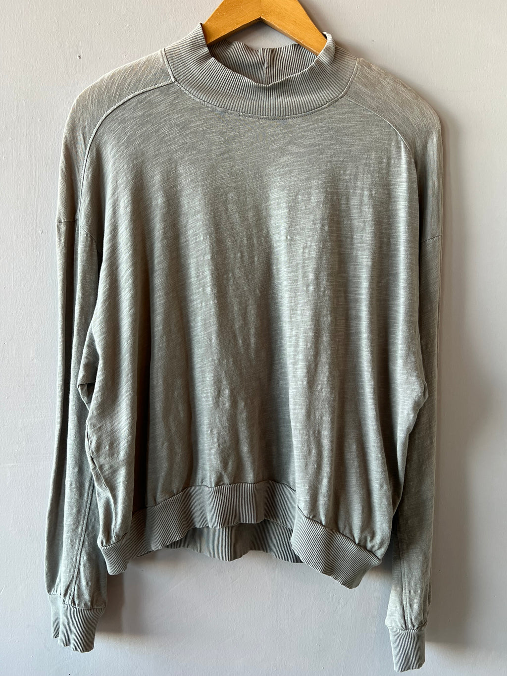 BOBI Slub PROOF RibMix TurtleNeck Top