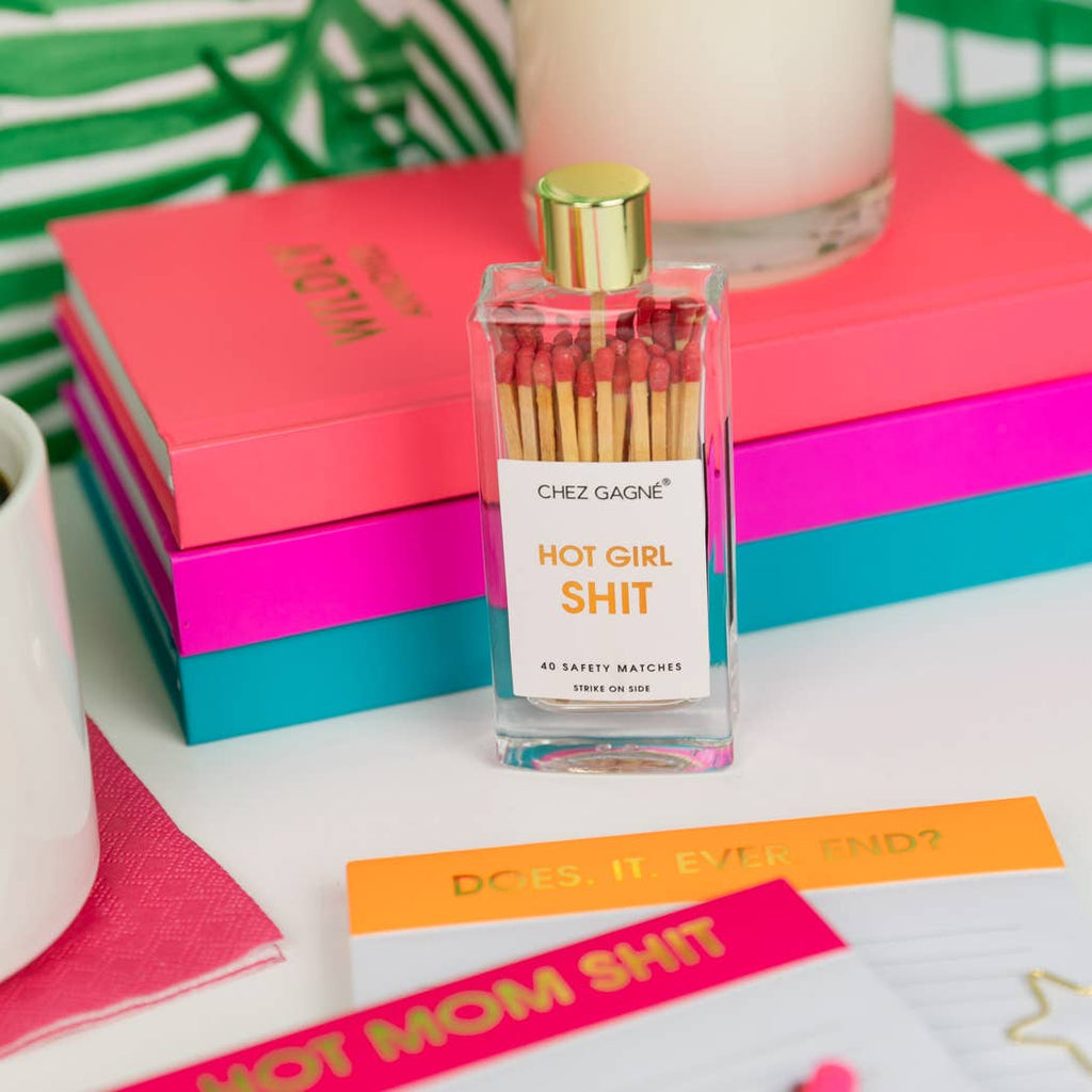 CG Hot Girl Shit - Glass Bottle Safety Matches
