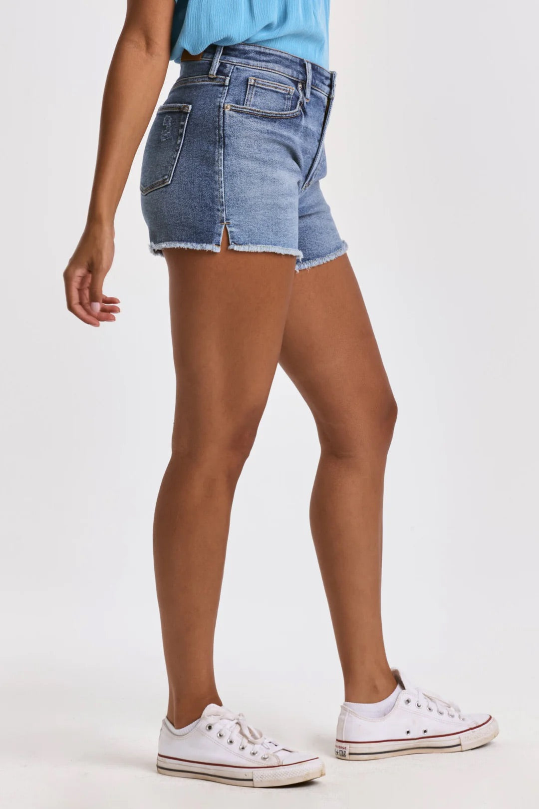 DEAR JOHN HighRise CARRIE Boyfriend Denim Shorts