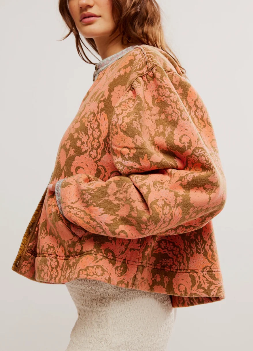 FREE PEOPLE Print DRIFTER Sweatshirt