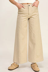 CLAIRE HiRise  SeamFront WideLeg Pant