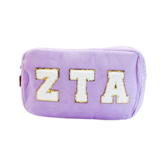 DUOTHREADS Chenille SORORITY Cosmetic Bag