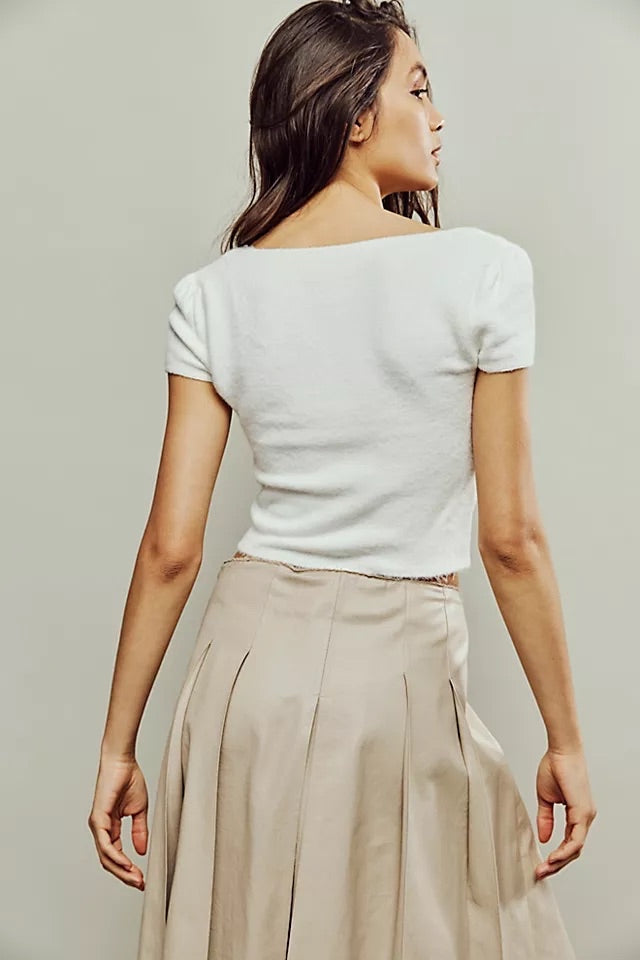 FREE PEOPLE KEEP ME WARM Crop Top