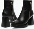 STEVE MADDEN Leather ADRYANA BlockHeel Bootie