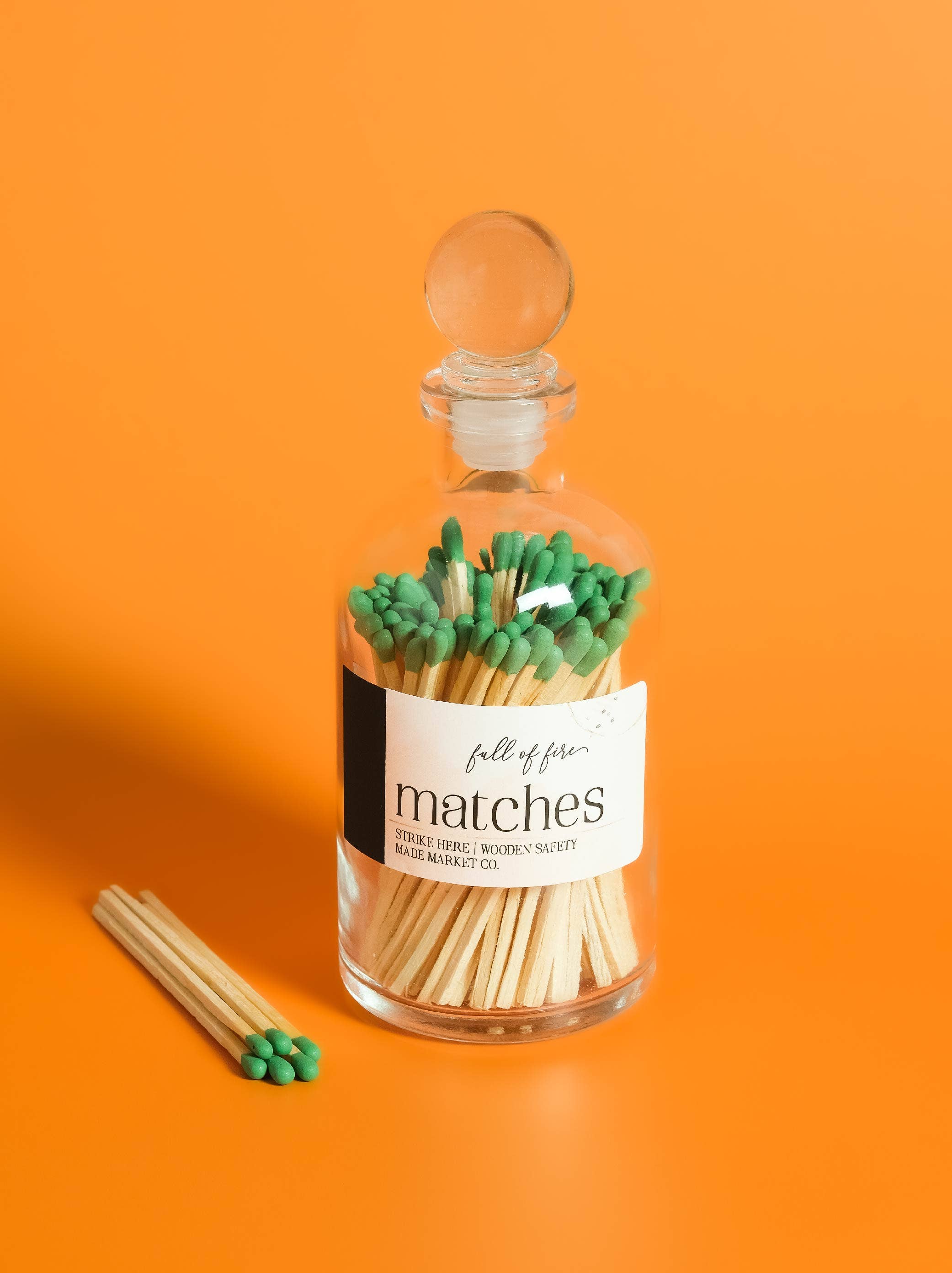 Full of Fire Green Matches