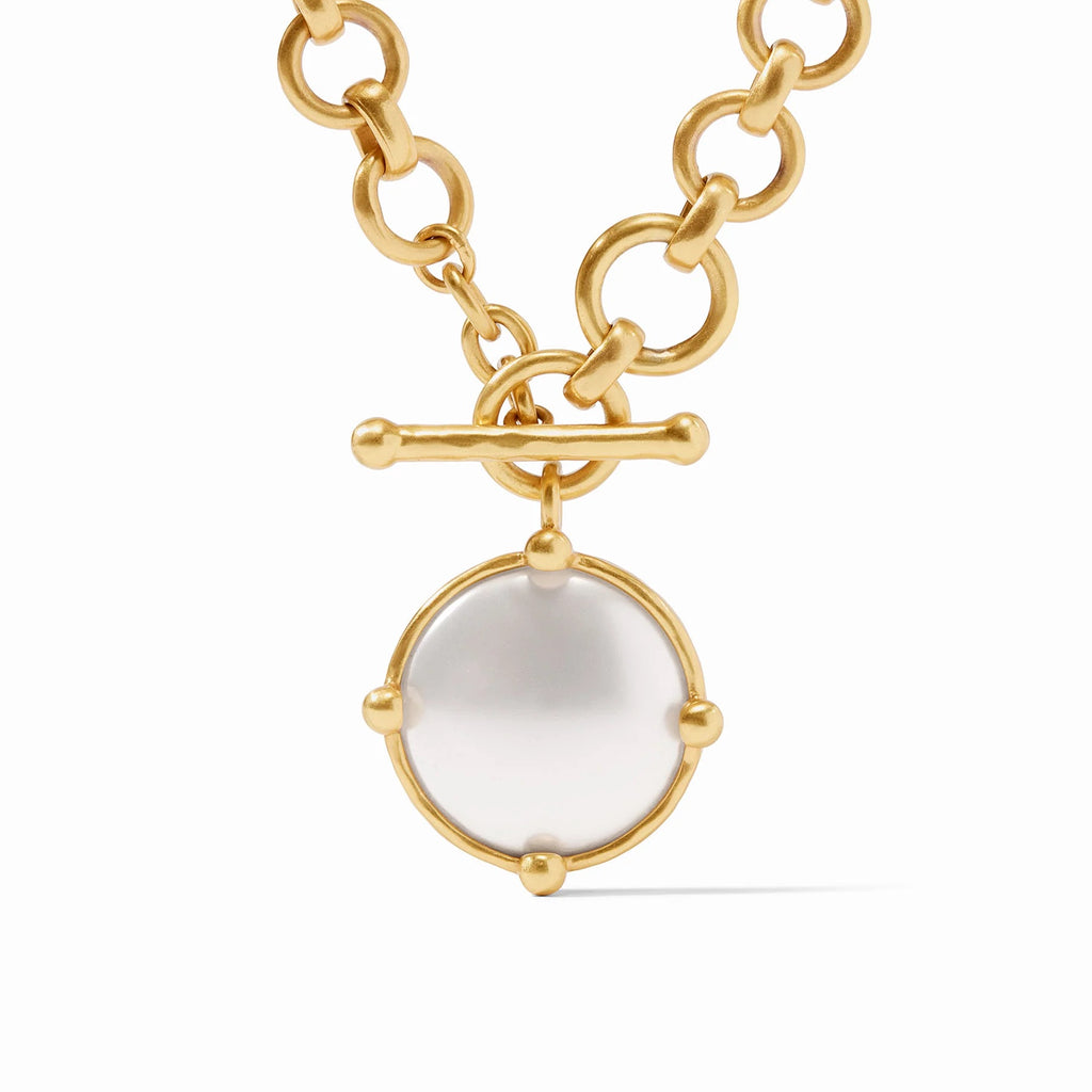 JULIE VOS Pearl/Gold HONEYBEE Demi Necklace