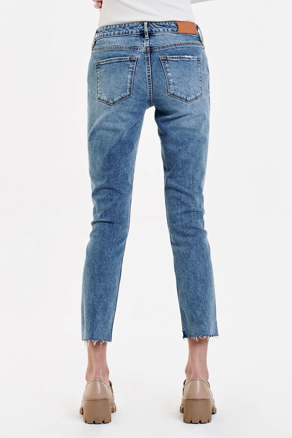 DEAR JOHN HiRise BLAIRE Ankle Slim Straight Leg Jeans