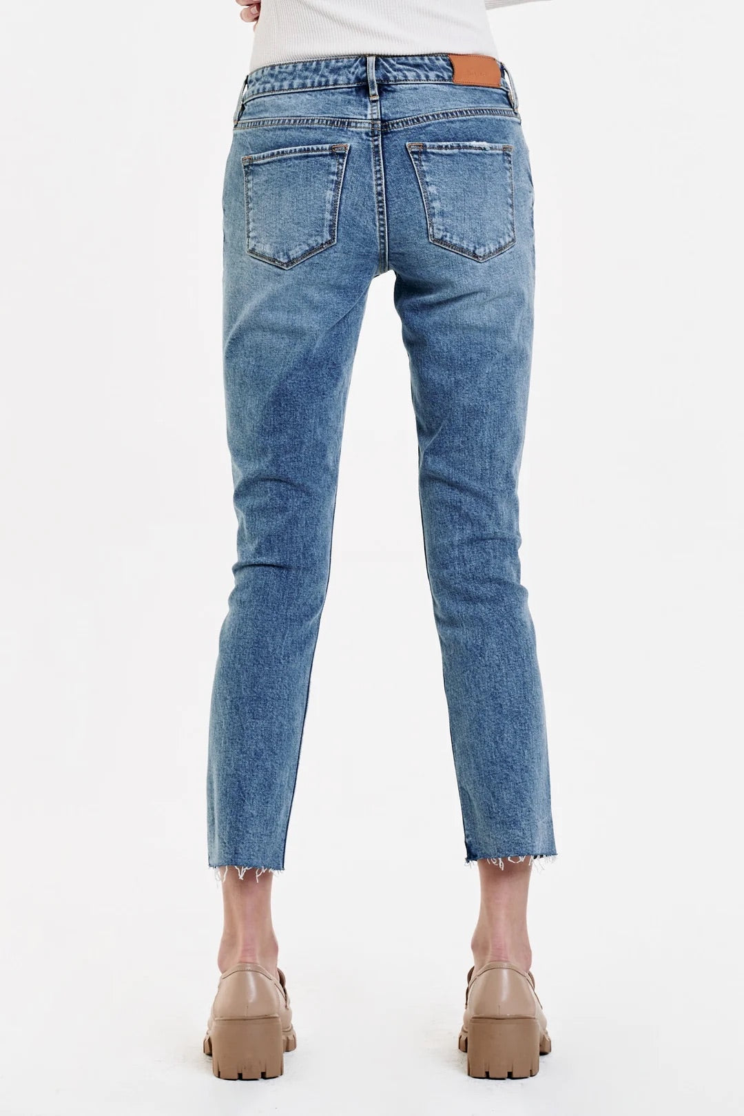 DEAR JOHN HiRise BLAIRE Ankle Slim Straight Leg Jeans