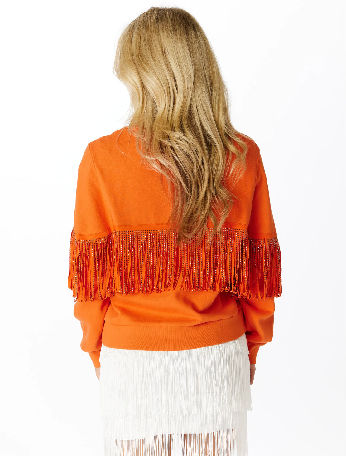SS Fringe Glitter Script POKES Sweatshirt