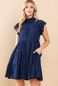 MOVE ALONG Tiered Ruffle Dress