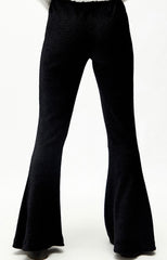 FREE PEOPLE Velvet SO CHARMING Ribbed Pullon Flare Pant