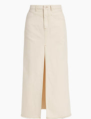 FREE PEOPLE Denim COME AS YOU ARE Maxi Skirt