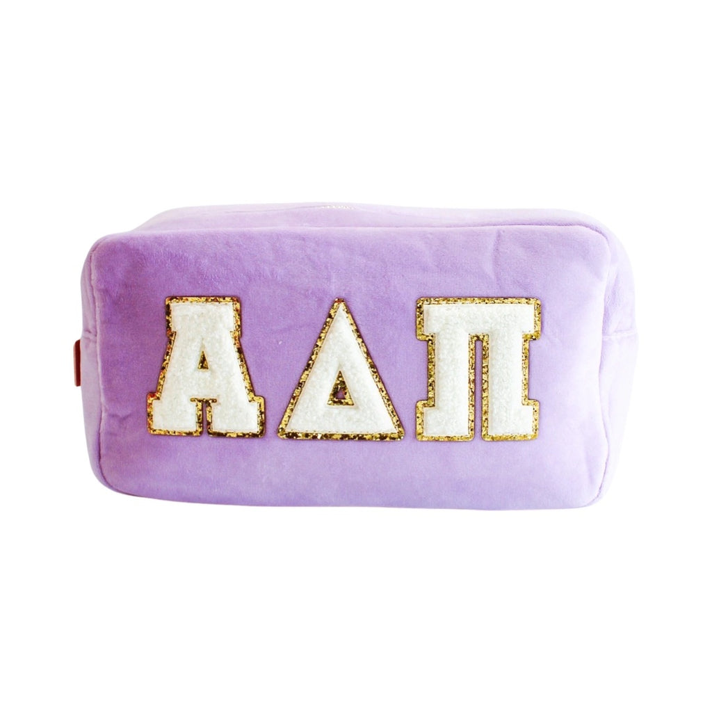 DUOTHREADS Chenille SORORITY Cosmetic Bag