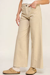 CLAIRE HiRise  SeamFront WideLeg Pant