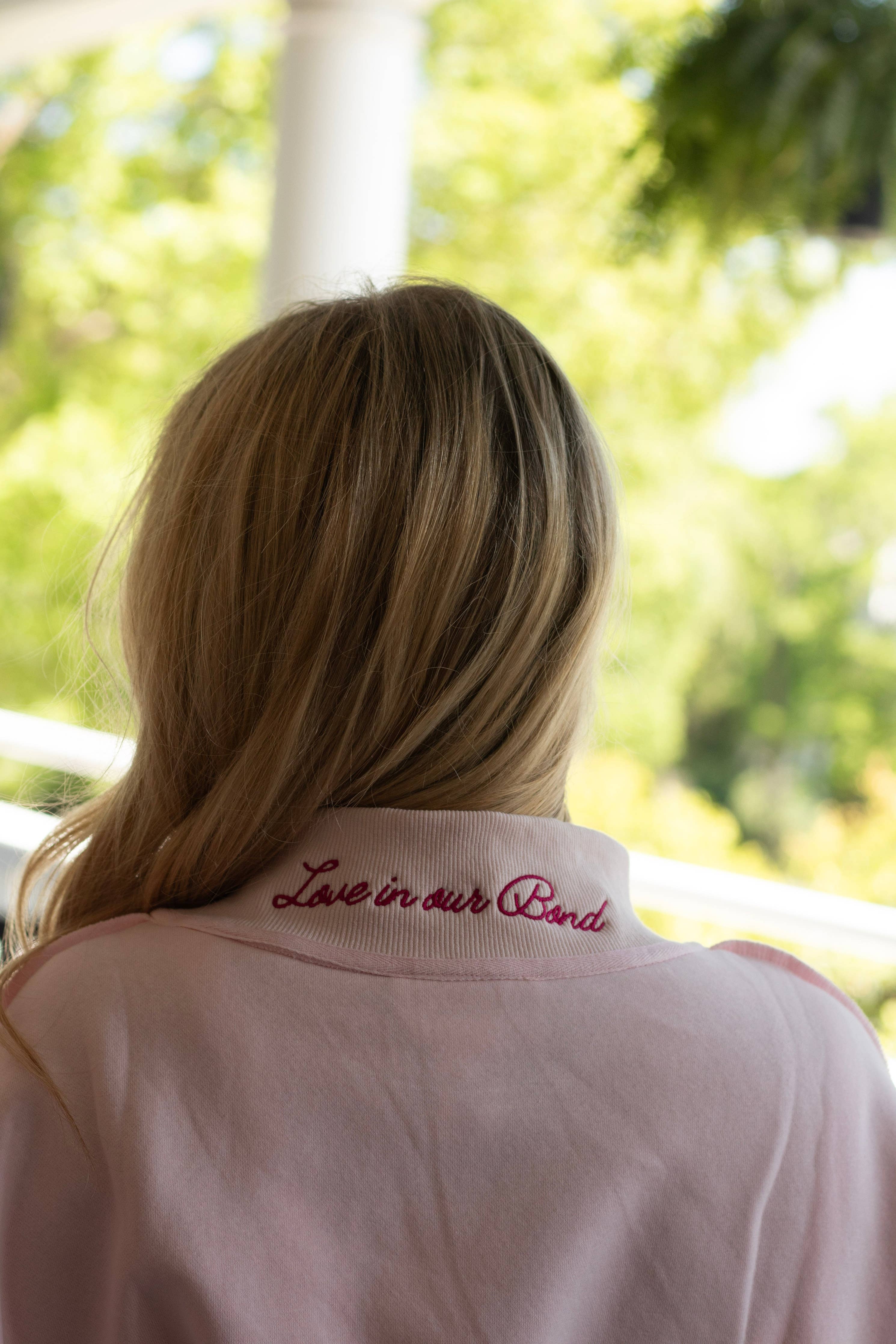 Sorority Mantra Mockneck: Hot Pink / S/M / Zeta Tau Alpha