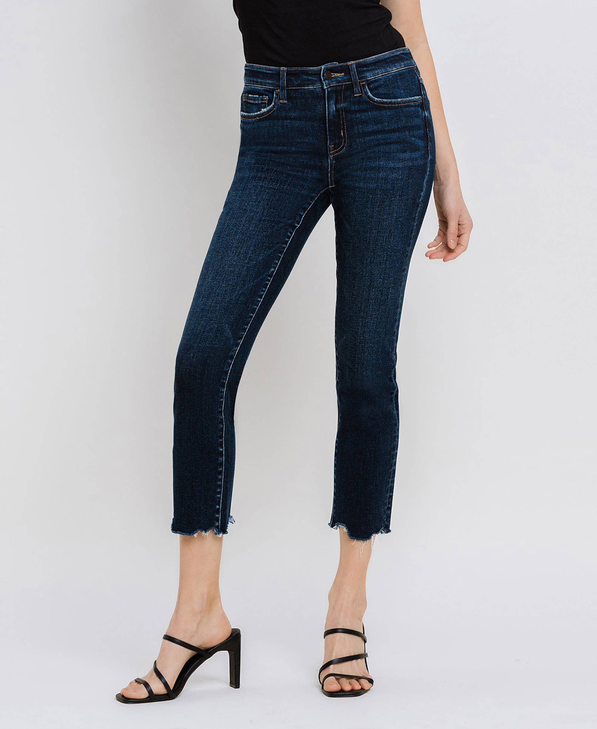 VERVET by Flying Monkey CARLENE  MidRise Slim StraightLeg Jean