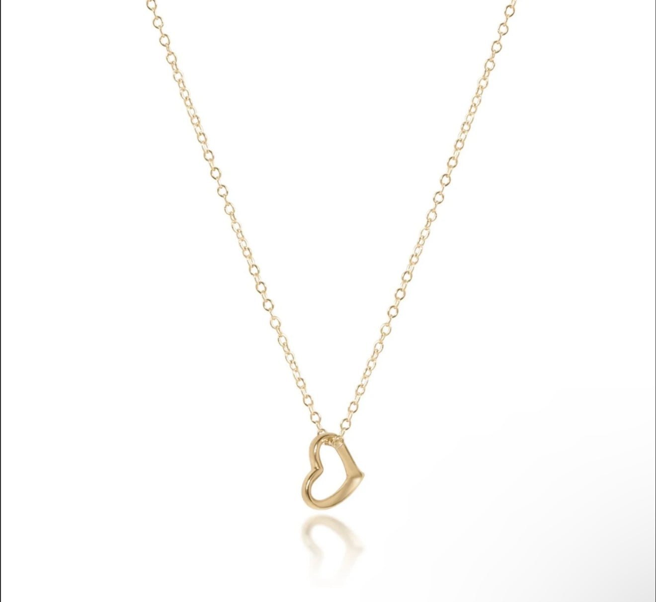 ENEWTON 16" Necklace Gold - LOVE Gold Charm