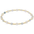 Enewton Pearl SINCERITY 4mm Bead Bracelet - AQUAMARINE