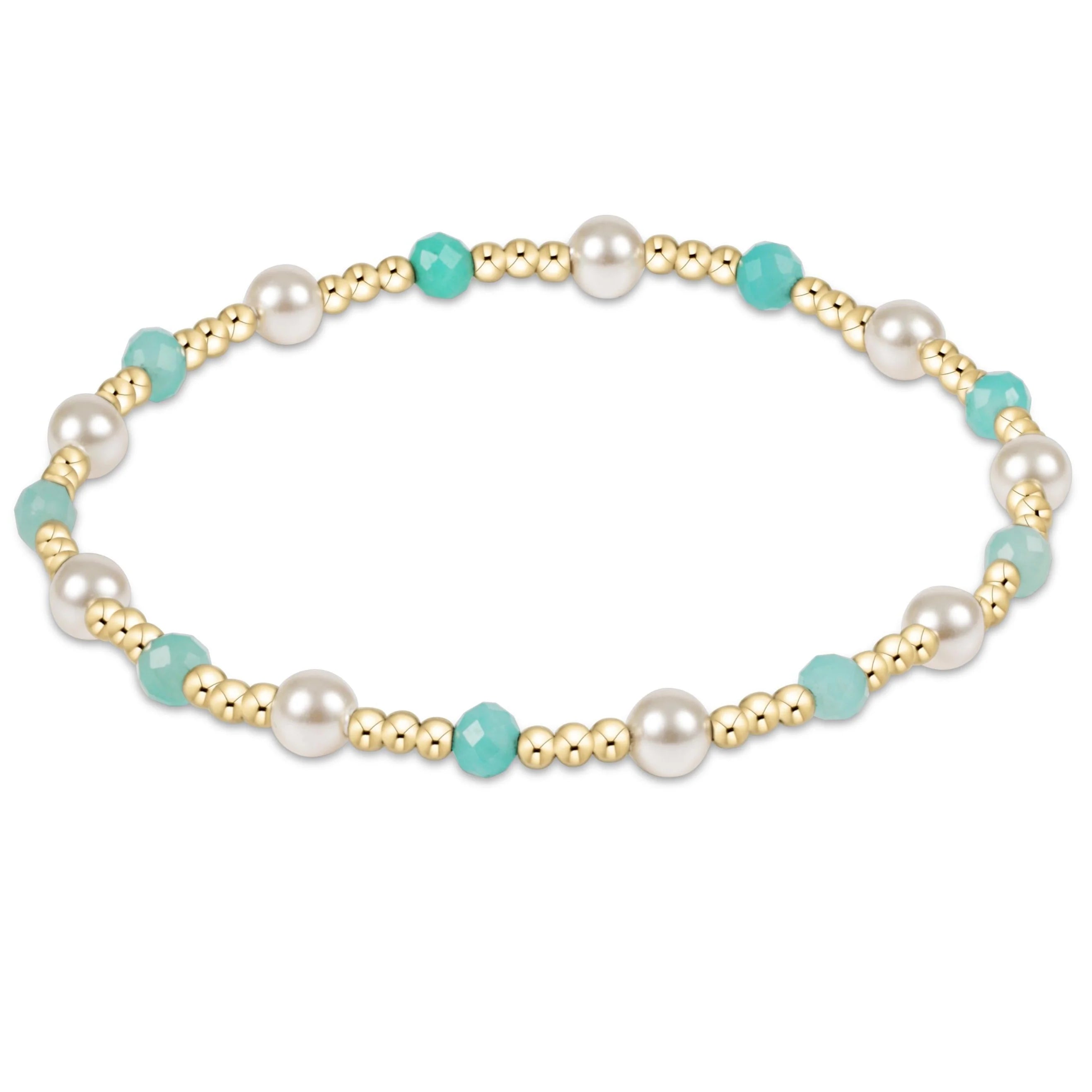 Enewton Pearl SINCERITY 4mm Bead Bracelet - AMAZONITE