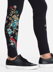 JOHNNY WAS Embroidered Floral GEN Legging