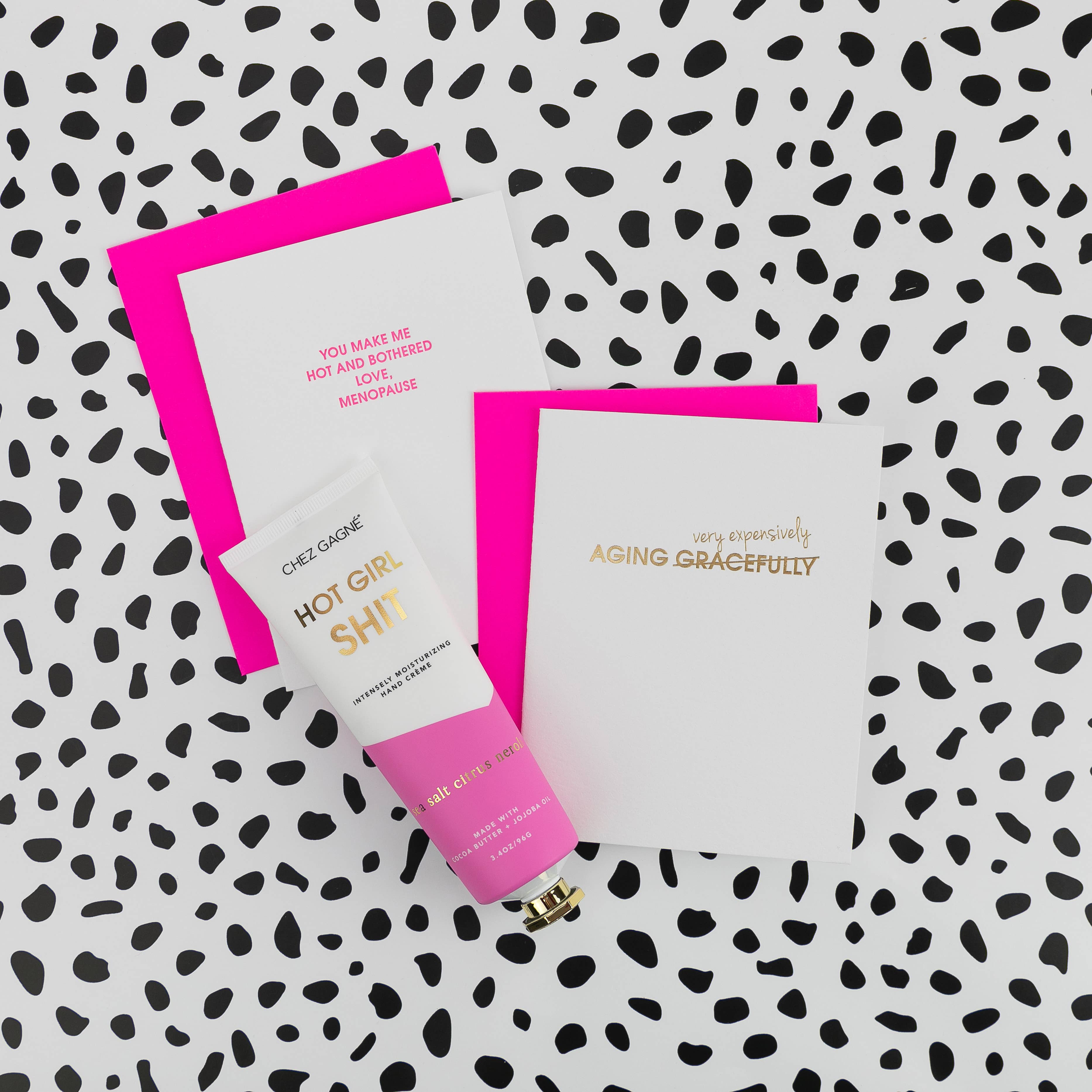 Hot + Bothered (New) - Menopause Friendship Letterpress Card