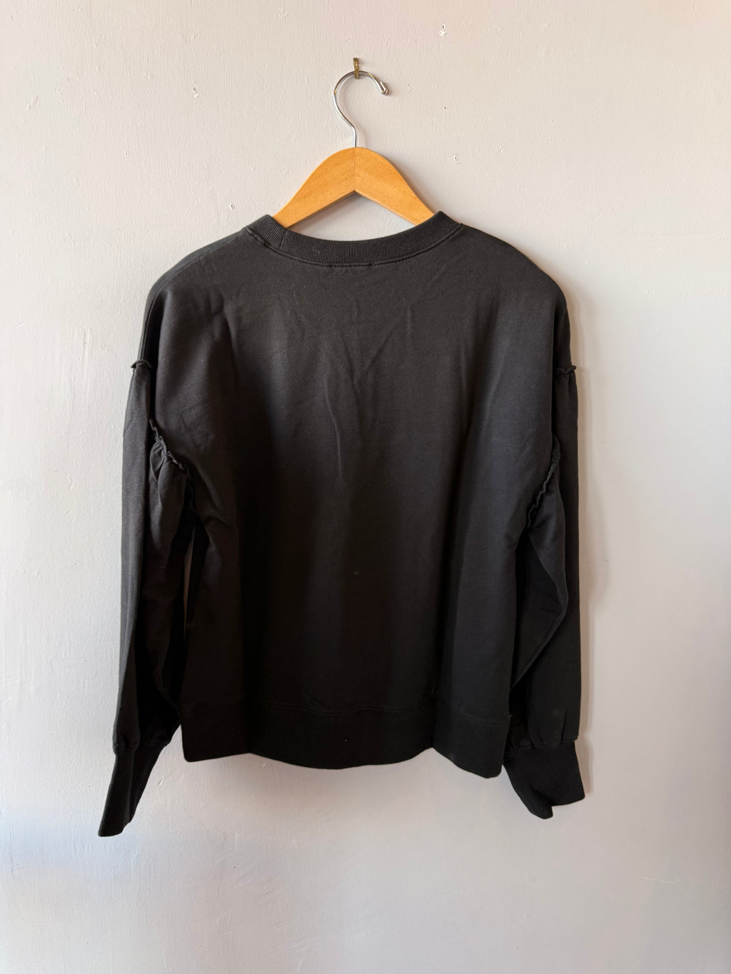 Another Love Jasmira Ruffle Shoulder Top - Black