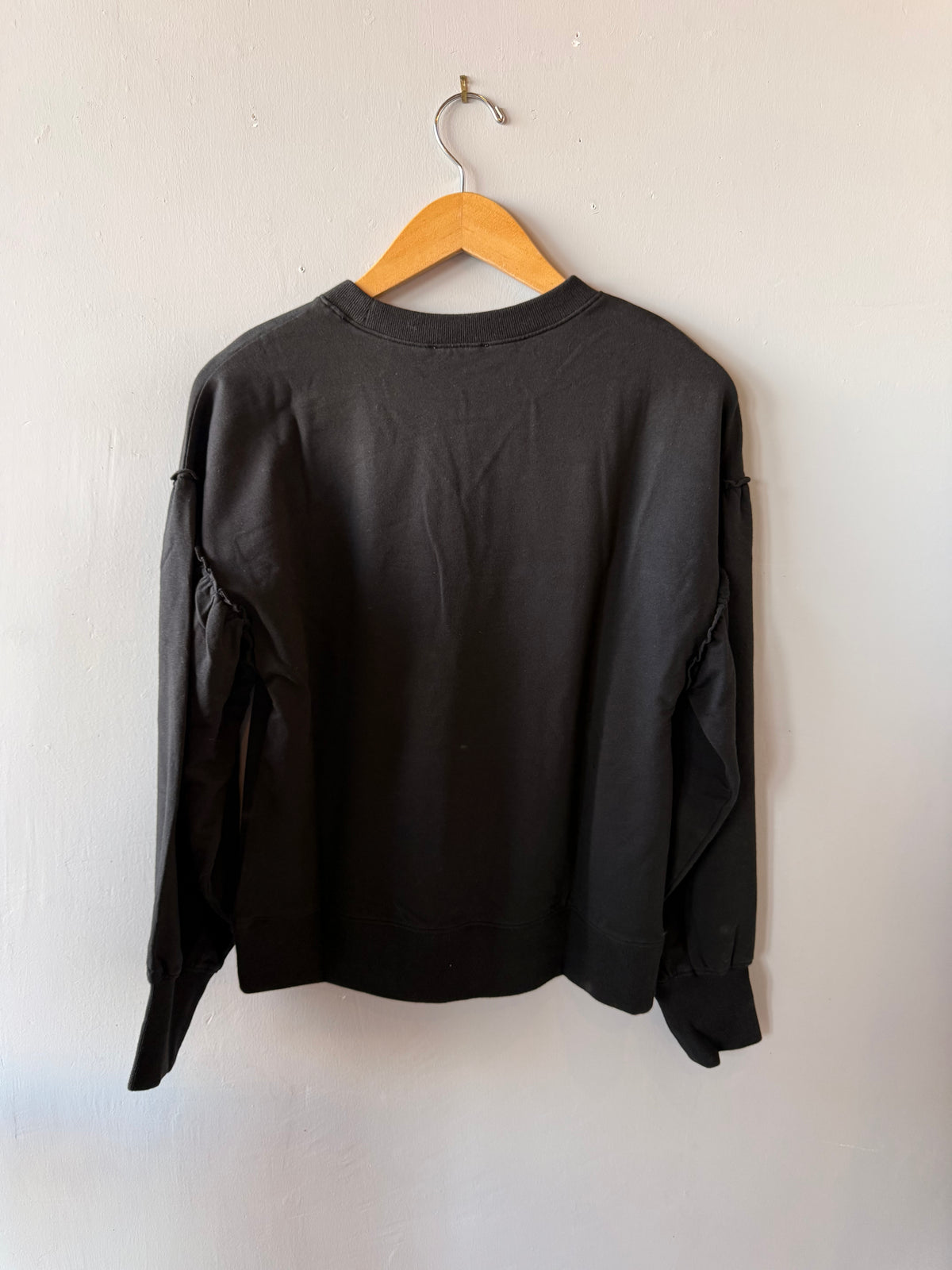 Another Love Jasmira Ruffle Shoulder Top - Black