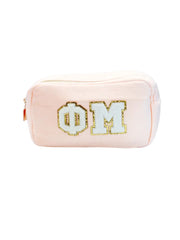 DUOTHREADS Chenille SORORITY Cosmetic Bag