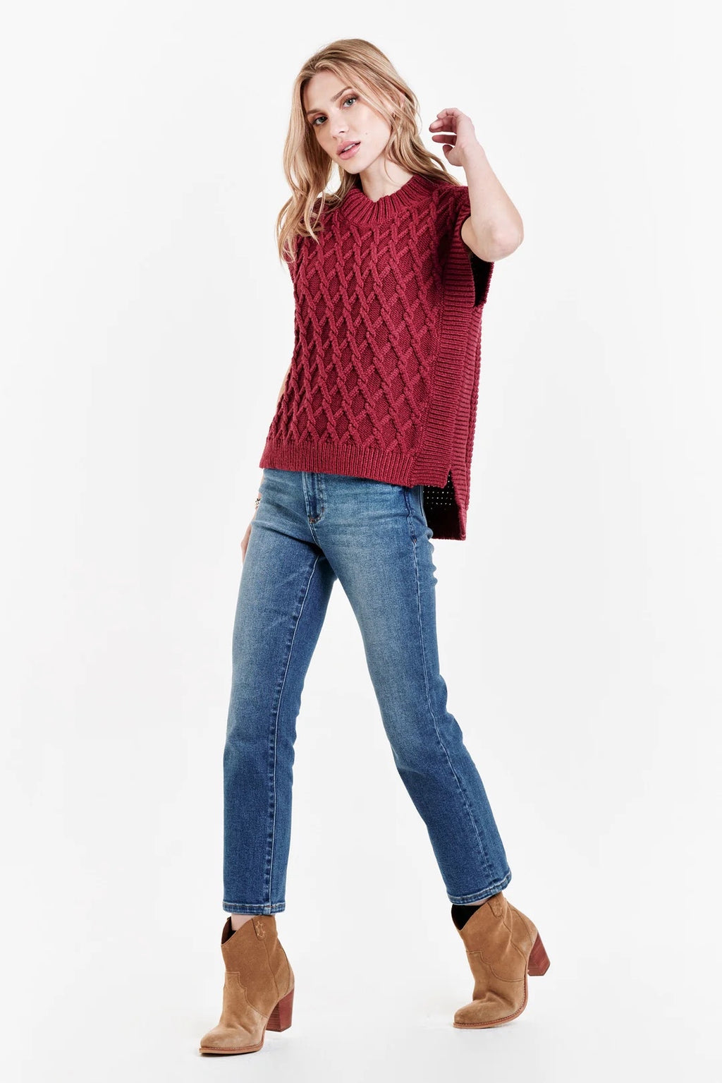 *DEAR JOHN WideNeck BRIANA Sweater Vest