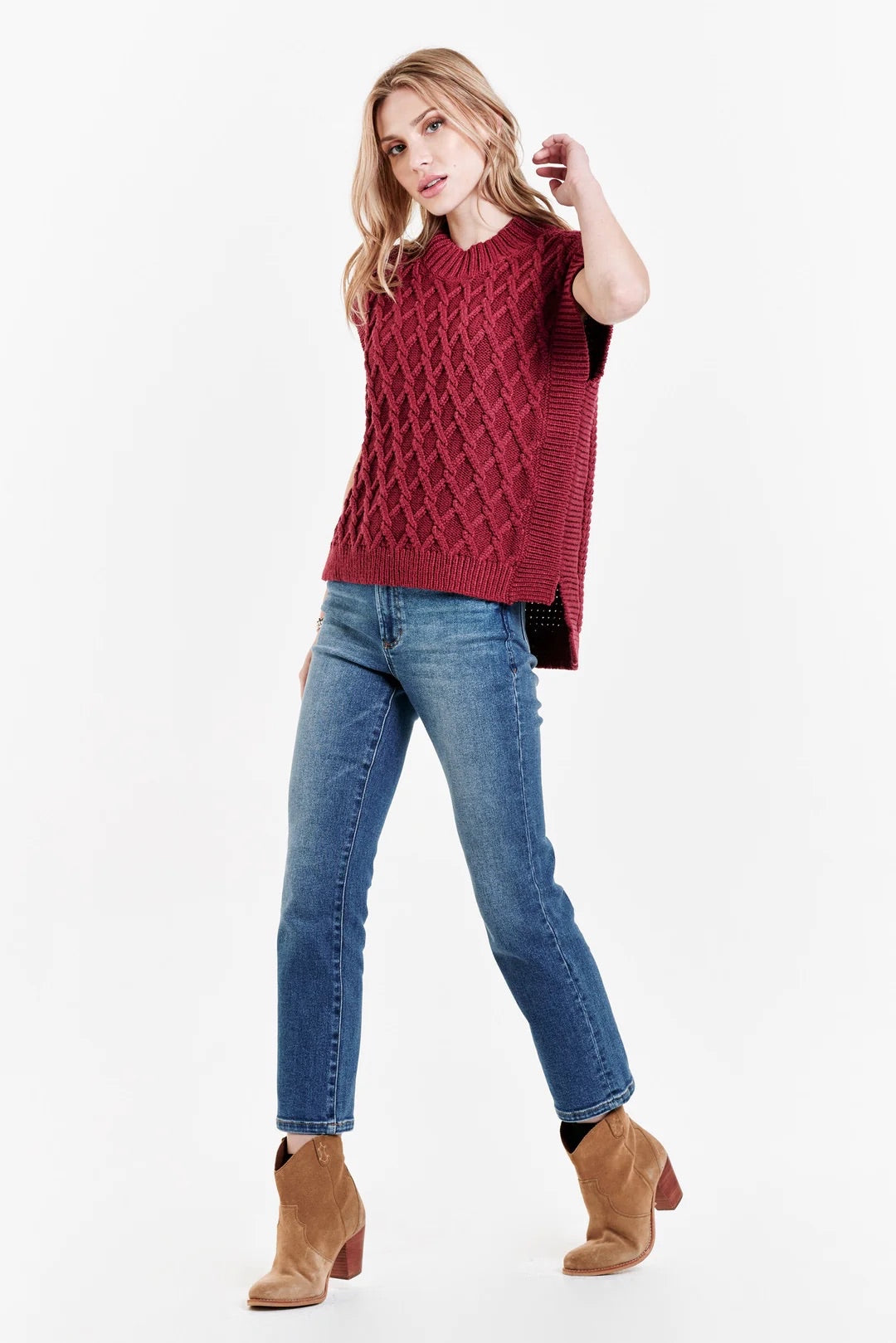 *DEAR JOHN WideNeck BRIANA Sweater Vest