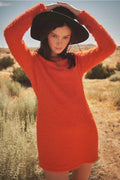 HART Fuzzy Sweater Long Sleeve Dress