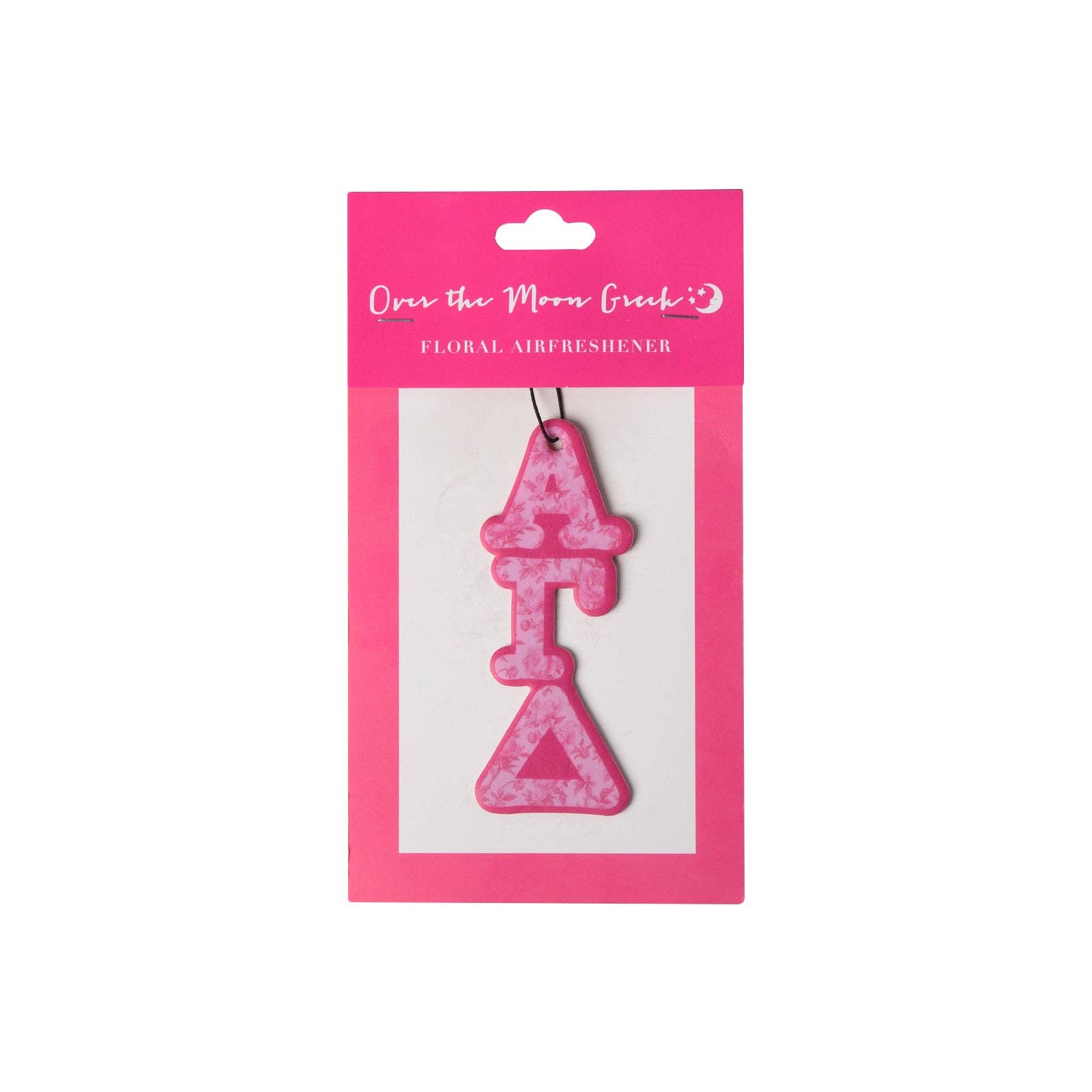 Sorority FLORAL Air Freshener: Alpha Omicron Pi
