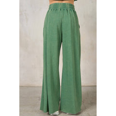 PEYTON RibKnit Wide Leg Oversized Sweatpant