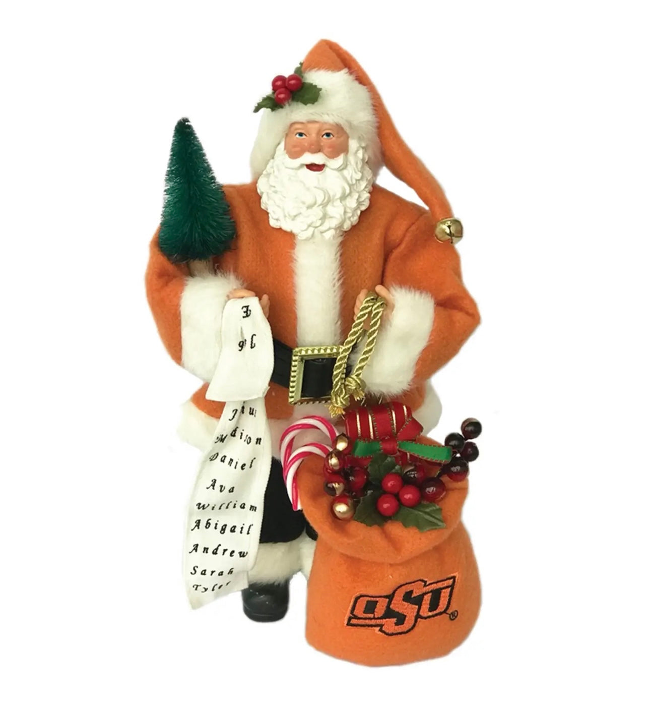 SANTA’S WORKSHOP College 12”OKLAHOMA STATE Santa