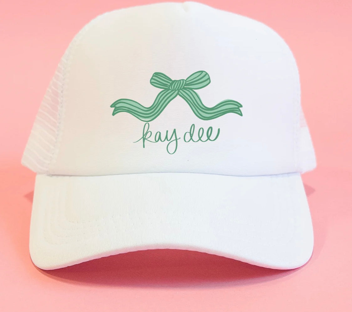 DUOTHREADS Sorority COQUETTE BOW Trucker Hat