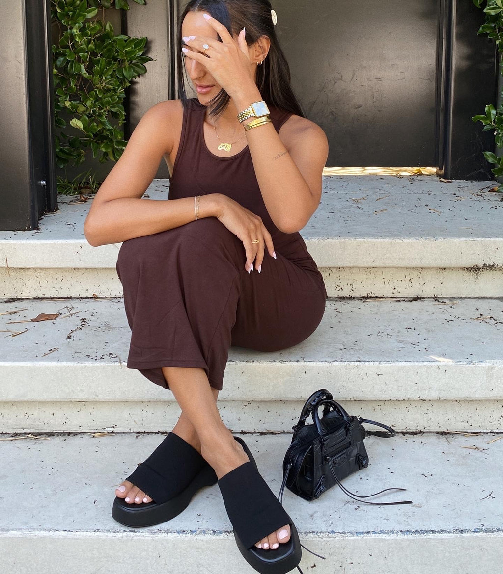 STEVE MADDEN Stretch SLINKY30 Slide Sandal