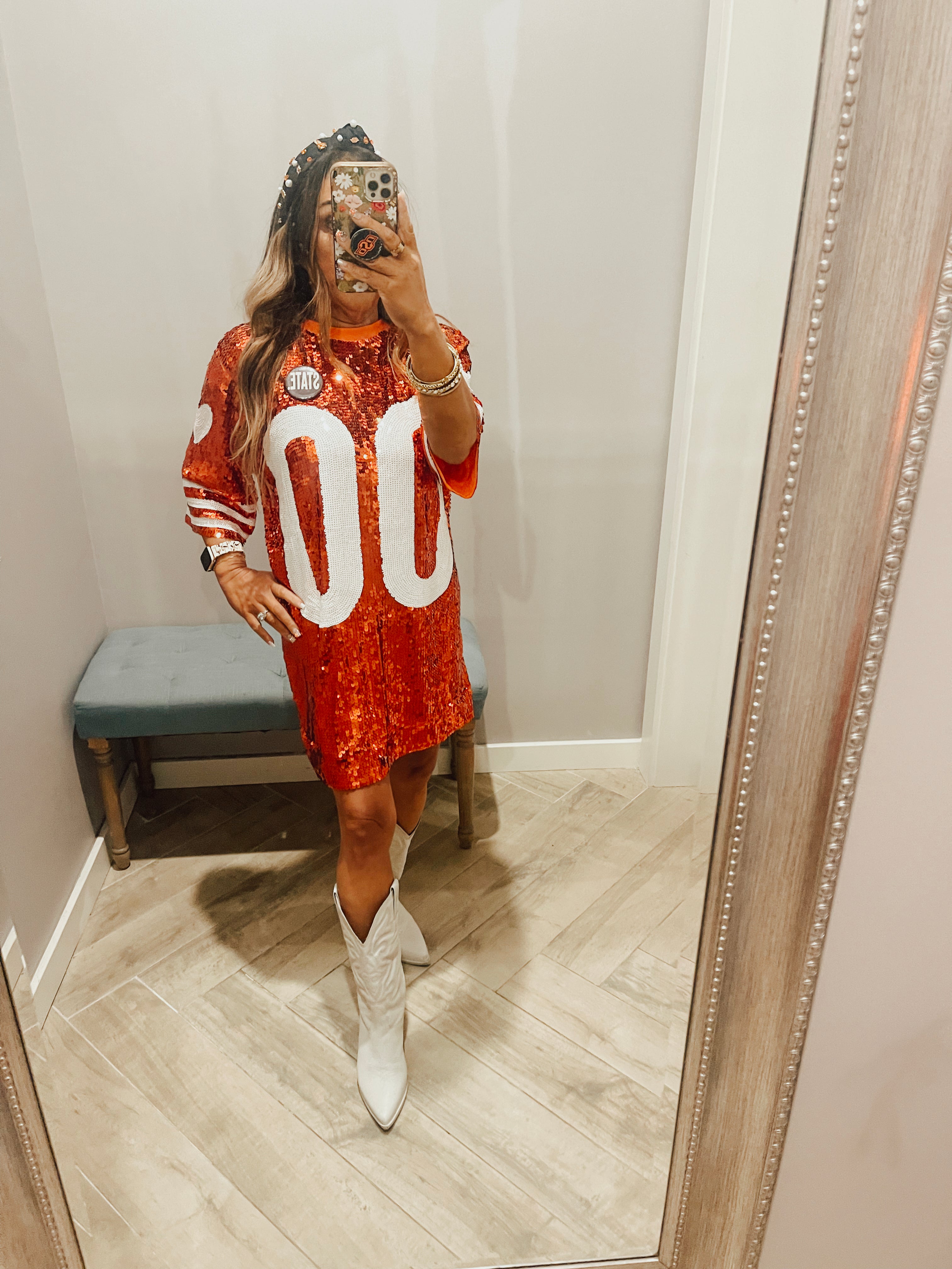 WD Sequin DOUBLE ZERO JERSEY Dress