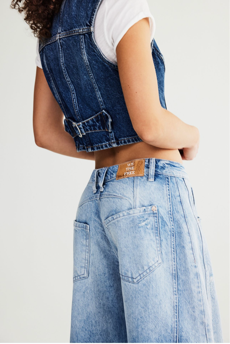 FREE PEOPLE MidRise GOOD LUCK Barrel Jeans