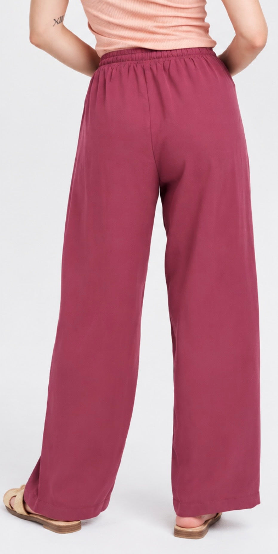 Another Love Zahara Relaxed Leg Pant - Merlot