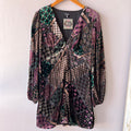 *INGENUE BurnOut Velvet Print Dress