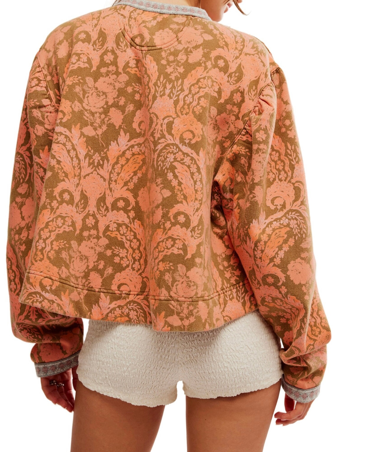 FREE PEOPLE Print DRIFTER Sweatshirt