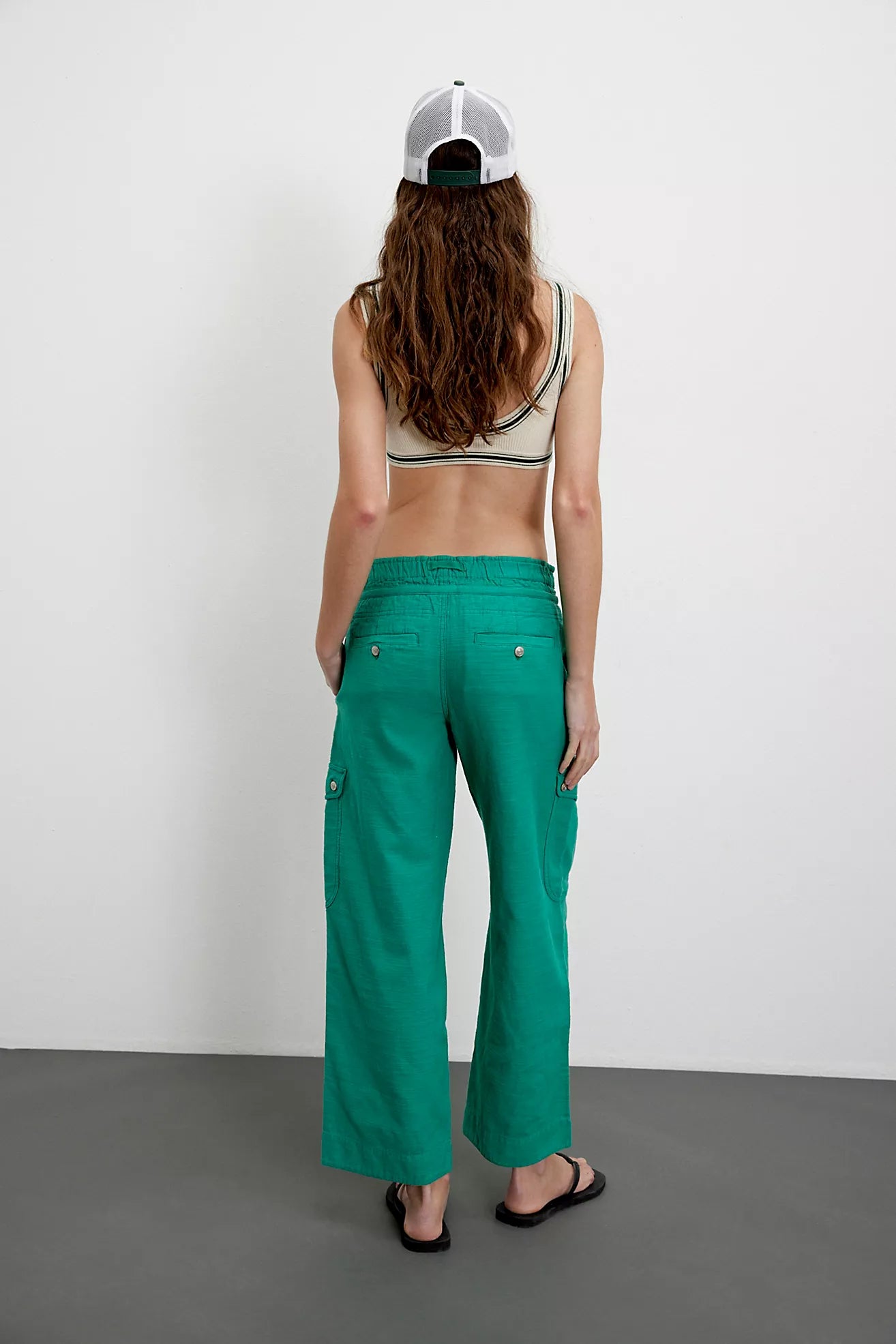 FREE PEOPLE Green PARK AVE Pants