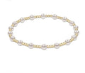 ENewton Classic Sincerity Pattern PEARL 4mm Bead Bracelet
