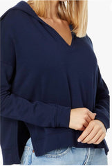 BOBI Modal Cotton Fleece PACE Sailor Collar Top