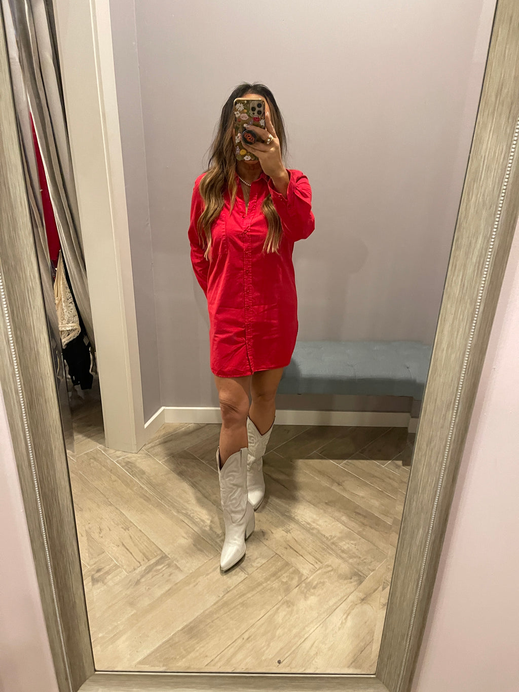 BOBI Poplin DESTINED LongSleeve Top