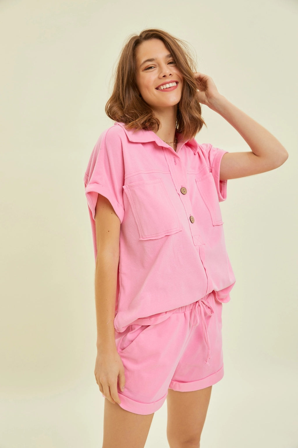 ENAMORED 2pc FrenchTerry Short Set