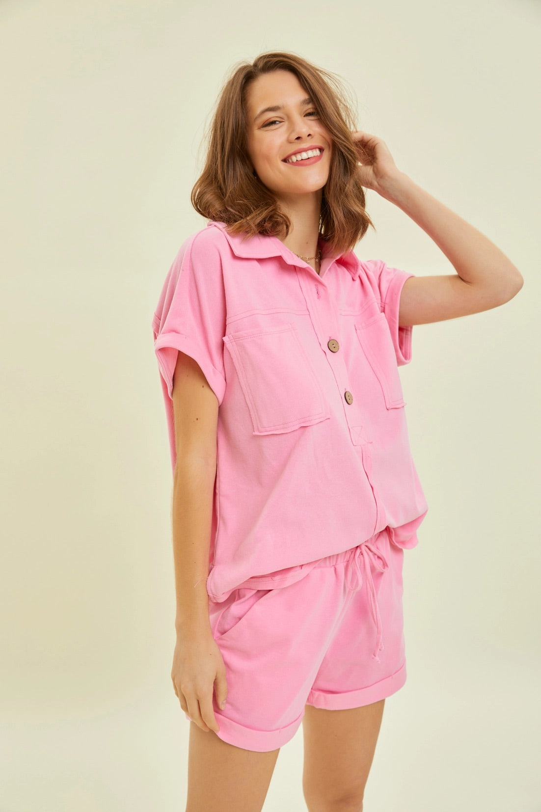 ENAMORED 2pc FrenchTerry Short Set