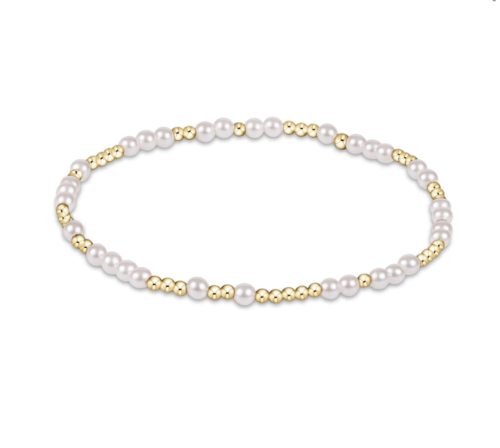 ENewton HOPE UNWRITTEN 3mm Pearl Bead Bracelet