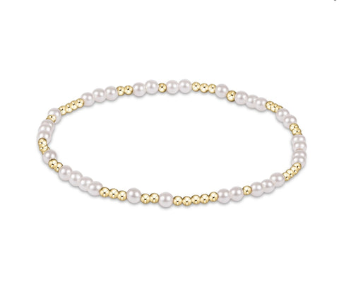 ENewton HOPE UNWRITTEN 3mm Pearl Bead Bracelet